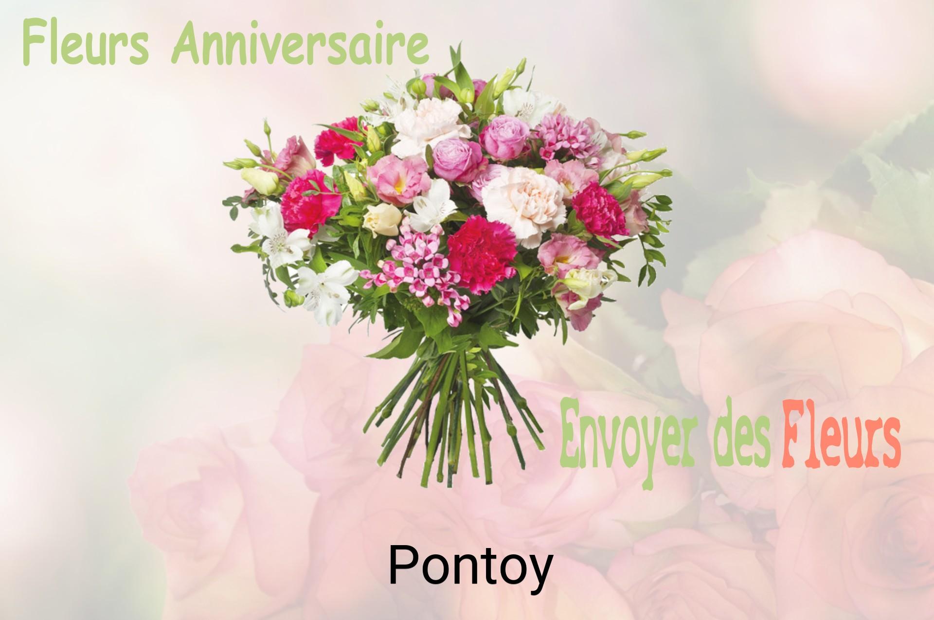 Bouquet de fleurs d’anniversaire livré à Pontoy